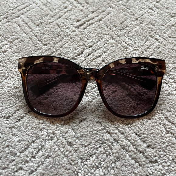 Quay Torroise Cat-Eye Sunglasses